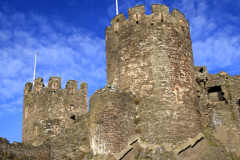 The Castle Walls of Conwy Castle