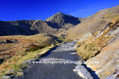 Mount Snowdon from the Miners Track footpath