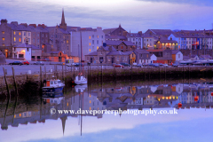 The Harbour at dusk, Caernarfon Town