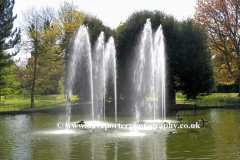 Fountains, Jephson Gardens, Leamington Spa town