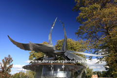 The Swan Fountain sculpture, Stratford upon Avon
