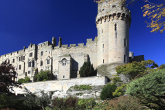 Warwick Castle on the River Avon, Warwick town