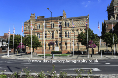 Exterior of Rugby School, Rugby town
