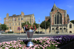 Exterior of Rugby School, Rugby town