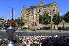 Exterior of Rugby School, Rugby town