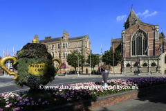 Exterior of Rugby School, Rugby town