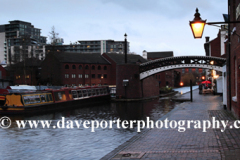 Narrowboats, Gas Street Basin, Birmingham Canal
