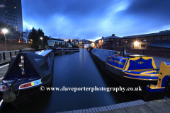 Narrowboats, Gas Street Basin, Birmingham Canal