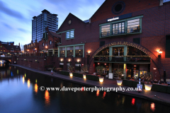 Brindley Place, Worcester and Birmingham Canal