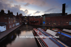 Narrowboats, Gas Street Basin, Birmingham Canal