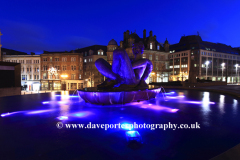 Water fountains, Victoria Square, Birmingham
