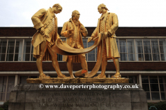 Statue of the golden boys of Birmingham
