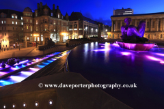 Water fountains, Victoria Square, Birmingham