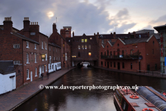 Narrowboats, Gas Street Basin, Birmingham Canal