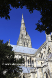 Exterior of the 13th Century Salisbury Cathedral, Salisbury City, Wiltshire County, England, UK