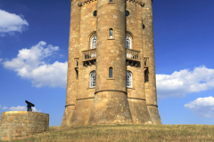 Summer view of Broadway Tower, Broadway village