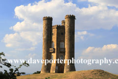 Summer view of Broadway Tower, Broadway village