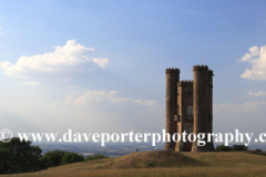 Summer view of Broadway Tower, Broadway village