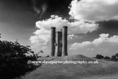 Summer view of Broadway Tower, Broadway village