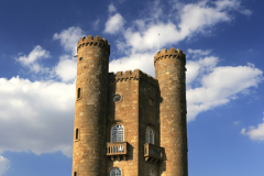Summer view of Broadway Tower, Broadway village