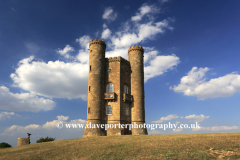 Summer view of Broadway Tower, Broadway village