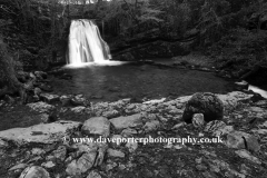 Janet’s Foss waterfall, river Aire, near Malham village