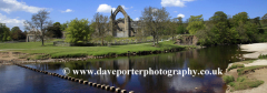The ruins of Bolton Abbey Priory, near Skipton
