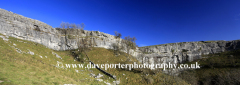 Autumn, Malham Cove, limestone cliffs, Malhamdale