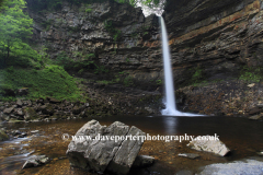 Hardraw Force waterfall, River Ure, Hardraw village