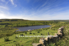 View over Semer water, Raydale, Yorkshire Dales