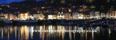Evening view over Scarborough Harbour