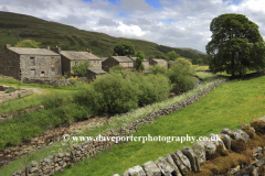 View of Thwaite village, Swaledale; Yorkshire Dales