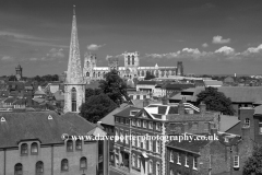 Rooftops view to York Minster, York City