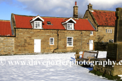 Winter Snow, Goathland village green