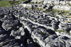 Autumn, Malham Cove, limestone cliffs, Malhamdale