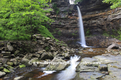 Hardraw Force waterfall, River Ure, Hardraw village