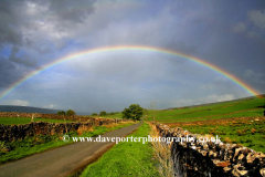Rainbow over Burtersett Pastures, Wensleydale