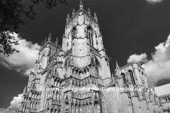 The West front Elevation of York Minster Cathedral