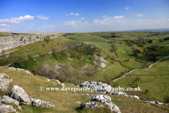 Malham Cove limestone cliffs, Malhamdale