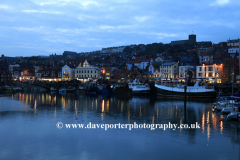 Dusk over Scarborough Harbour