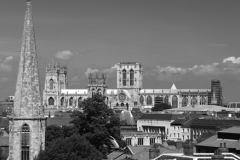 Rooftops view to York Minster, York City