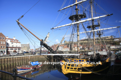 The Grand  Turk Sailing Ship, Whitby Harbour