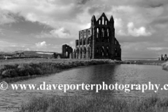 Summer view of the ruins of Whitby Abbey Priory