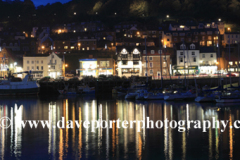 Evening view over Scarborough Harbour
