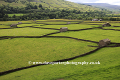 Stone barns at Feetham village, Swaledale