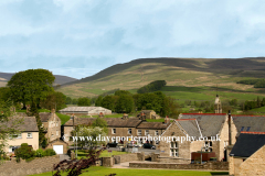 View over Reeth village
