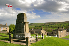 War memorial at Reeth village