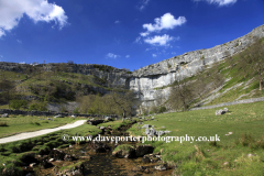 Malham Cove limestone cliffs, Malhamdale