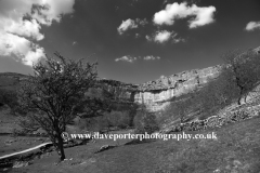 Malham Cove limestone cliffs, Malhamdale