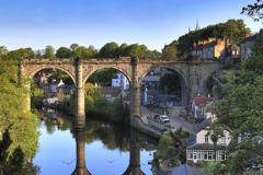 Viaduct over the river Nidd at Knaresborough town